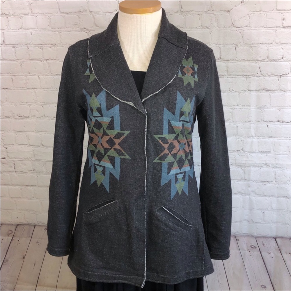 Natural Reflections Print Jacket Size Large